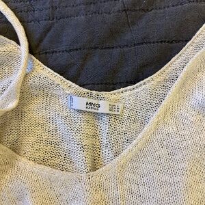 MNG Basics Cream Knit Sweater